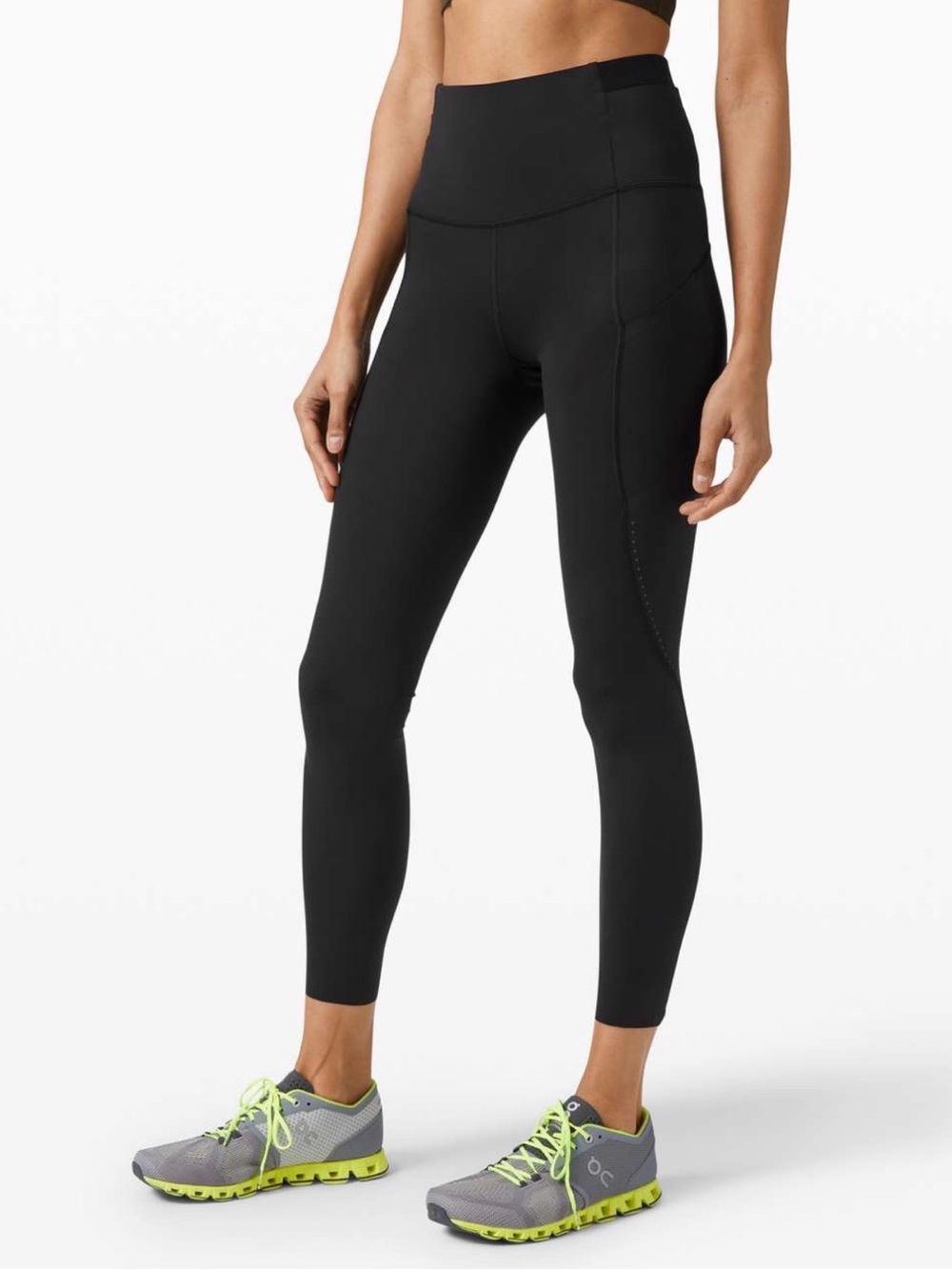 Lululemon Fast & Free Super High Rise Leggings 25” Inseam Elite in Black